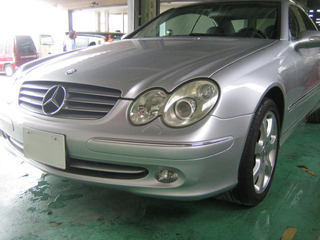 板金事例　メルセデスベンツ CLK320　修理